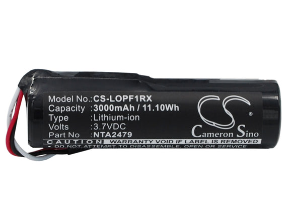 Battery for Logitech Pure-Fi Anywhere Speaker 1st NTA2479 3.7V Li-ion 3000mAh / 