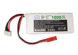 Battery for RC CS-LP1003C30RT CS-LP1003C30RT 11.1V Li-Polymer 1000mAh