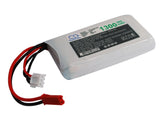 Battery for RC CS-LP1302C30RT CS-LP1302C30RT 7.4V Li-Polymer 1300mAh