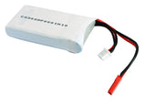 Battery for RC CS-LP1302C30RT CS-LP1302C30RT 7.4V Li-Polymer 1300mAh