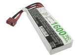 Battery for RC CS-LP1602C30RT CS-LP1602C30RT 7.4V Li-Polymer 1600mAh