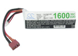 Battery for RC CS-LP1602C30RT CS-LP1602C30RT 7.4V Li-Polymer 1600mAh