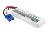 Battery for RC CS-LP2102C30R4 CS-LP2102C30R4 7.4V Li-Polymer 2100mAh