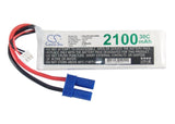Battery for RC CS-LP2102C30R4 CS-LP2102C30R4 7.4V Li-Polymer 2100mAh