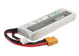 Battery for RC CS-LP2102C30R5 CS-LP2102C30R5 7.4V Li-Polymer 2100mAh
