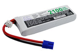Battery for RC CS-LP2102C30RN CS-LP2102C30RN 7.4V Li-Polymer 2100mAh