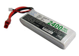 Battery for RC CS-LP2402C30RT CS-LP2402C30RT 7.4V Li-Polymer 2400mAh