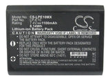 Battery for Canon EOS REBEL T5 LP-E10 7.4V Li-ion 1100mAh / 8.14Wh
