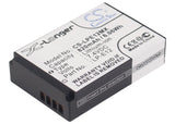 Battery for Canon Rebel SL1 Digital LP-E12 7.4V Li-ion 820mAh / 6.07Wh