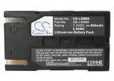 Battery for Samsung VP-D455 SB-LSM80 7.4V Li-ion 800mAh