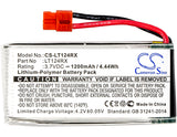 Battery for SYMA X5HC 3.7V Li-Polymer 1200mAh / 4.44Wh