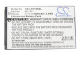 Battery for Lenovo TD100 BL150 3.7V Li-ion 950mAh / 3.52Wh