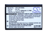 Battery for Lenovo TD16 BL149 3.7V Li-ion 1000mAh / 3.70Wh