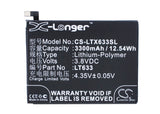 Battery for LeTV X900 LT633 3.8V Li-Polymer 3300mAh / 12.54Wh