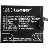 Battery for LeTV Le Pro 3 AI LTF26A 3.85V Li-Polymer 3900mAh / 15.02Wh