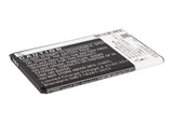 Battery for Lenovo A380e BL203, BL214 3.7V Li-ion 1600mAh / 5.92Wh