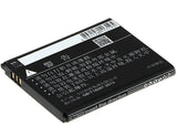 Battery for Lenovo A3600-D BL233 3.7V Li-ion 1350mAh / 5.00Wh