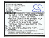 Battery for Lenovo A1000-A BL233 3.7V Li-ion 1350mAh / 5.00Wh