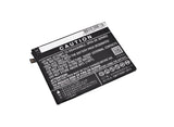 Battery for Lenovo K5 Note BL261 3.8V Li-Polymer 3400mAh / 12.92Wh