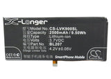 Battery for Lenovo K100 BL207 3.7V Li-Polymer 2500mAh / 9.50Wh