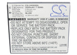 Battery for Lenovo S920 BL208 3.8V Li-ion 2000mAh / 7.60Wh