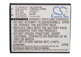 Battery for Lenovo P700 BL196 3.7V Li-ion 1750mAh / 6.48Wh