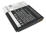 Battery for Lenovo P700i BL196 3.7V Li-ion 2500mAh / 9.25Wh