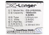 Battery for Lenovo S2005 21K60 3.7V Li-ion 1600mAh / 5.92Wh