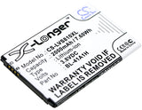 Battery for LG Optimus MS395 BL-41A1H, EAC62638301 3.8V Li-ion 2000mAh / 7.60Wh