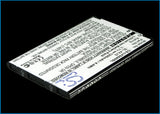 Battery for LG Para BL-44JS, BL-A5JN, EAC61680101, EAC61838702 3.7V Li-ion 1200m