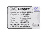 Battery for LG F350K BL-47TH, EAC62298601 3.8V Li-ion 3200mAh / 12.16Wh