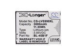 Battery for LG V10 LTE BL-45B1F, EAC63118201, EAC63158401 AAC 3.85V Li-ion 3000m