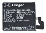 Battery for Lenovo S90t BL231 3.8V Li-Polymer 2230mAh / 8.47Wh
