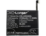 Battery for ZUK Z2 Pro Ultimate Edition TD-LTE BL263 3.85V Li-Polymer 3100mAh / 