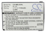 Battery for I-Mobile 2206 BL-82 3.7V Li-ion 1150mAh