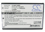 Battery for Wasp WDT3250 633808920326 3.7V Li-ion 1800mAh / 6.66Wh