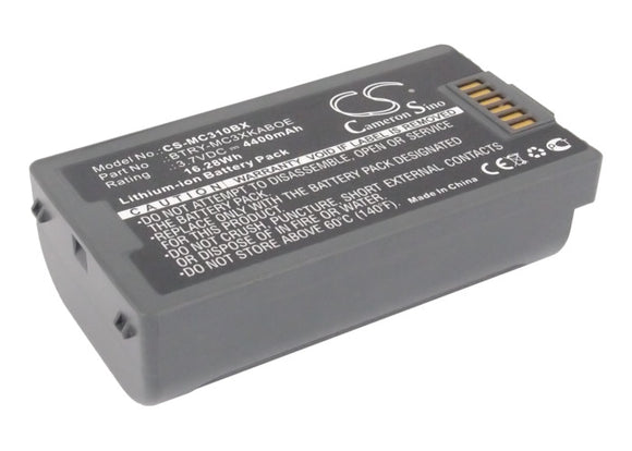 Battery for Symbol MC3190-G13H02E0 BTRY-MC31KAB02-50 3.7V Li-ion 4400mAh / 16.28