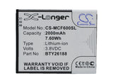 Battery for POSH E500A B01-E500 3.8V Li-ion 2000mAh / 7.60Wh