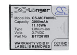 Battery for Mobistel Cynus F8 BTY26189, BTY26189Mobistel/STD 3.7V Li-ion 3000mAh