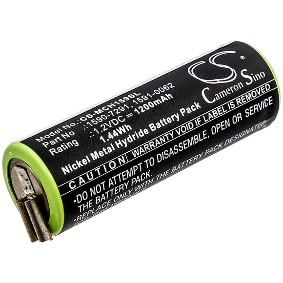 Battery for Moser ChroMini 1591Q 1590-7291, 1591-0062, 1591-0067 1.2V Ni-MH 1200