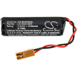 Battery for Mitsubishi M500 LS14500-MER 3.6V Li-SOCl2 2700mAh / 9.72Wh