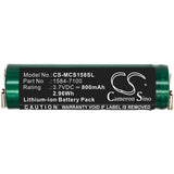 Battery for Moser ChromStyle 1584 1584-7100 3.7V Li-ion 800mAh / 2.96Wh