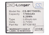Battery for Myphone A919i Dual 3.7V Li-ion 1700mAh / 6.29Wh