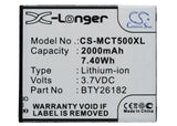 Battery for Mobistel MT-9201b BTY26182, BTY26182Mobistel/STD 3.7V Li-ion 2000mAh