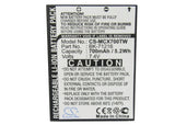 Battery for microTALK LI4900-2 WX 18-Mile Radio with BK-71216 7.4V Li-ion 700mAh