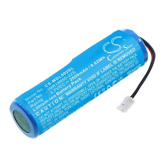 Battery for MUID H-DL-02 INR18650-22S 3.7V Li-ion 2600mAh / 9.62Wh