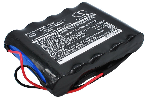 Battery for Burdick Corp Elite EK10 862278, 9620600EH49E, OM10352 12V Ni-MH 3000