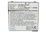 Battery for Emporia Elson EL510 BTY26155 3.7V Li-ion 500mAh