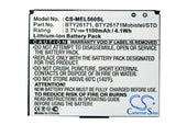Battery for Elson EL560 BTY26171, BTY26171Mobistel/STD 3.7V Li-ion 1100mAh