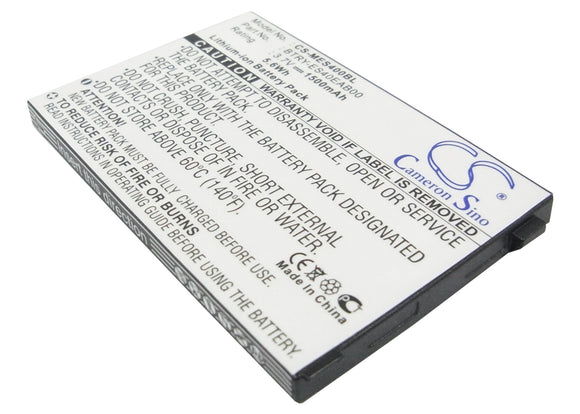 Battery for Symbol MC45 82-118523-01, 82-118523-011, BTRY-ES40EAB00 3.7V Li-ion 